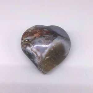 Natural ocean jasper crystal heart